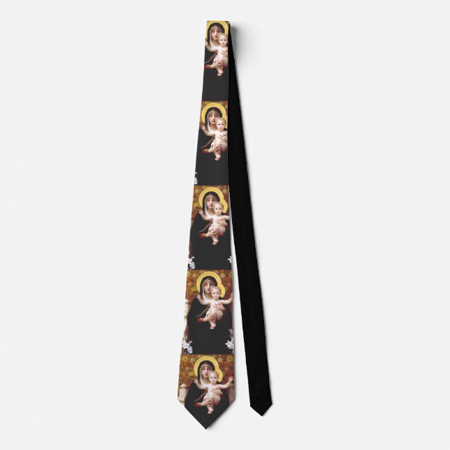 The Virgin of the Lilies Tie (Front)
