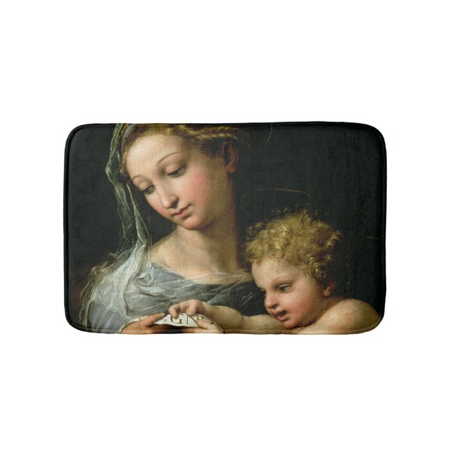 The Virgin of the Rose, c.1518 Bath Mat (Front)