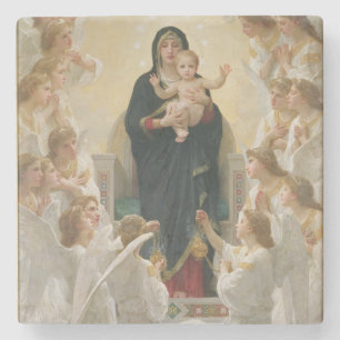 The Virgin with Angels, 1900 2 Stone Coaster