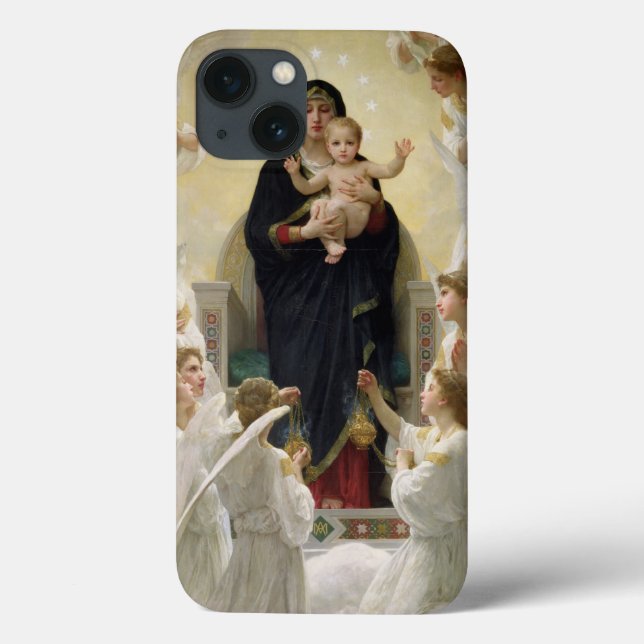 The Virgin with Angels, 1900 Case-Mate iPhone Case (Back)