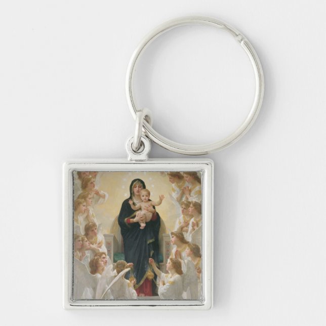 The Virgin with Angels, 1900 Key Ring (Front)