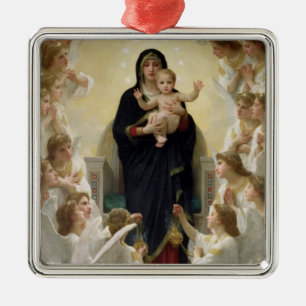 The Virgin with Angels, 1900 Metal Tree Decoration