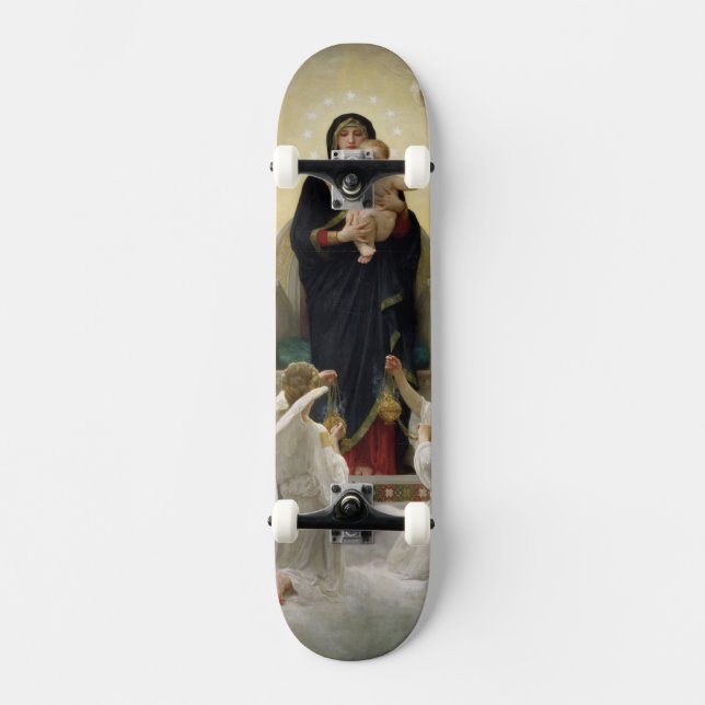 The Virgin with Angels, 1900 Skateboard (Front)