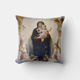 The Virgin with Angels, Bouguereau Cushion