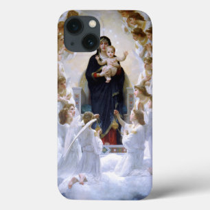 The Virgin with Angels by William Adolphe Bouguere iPhone 13 Case