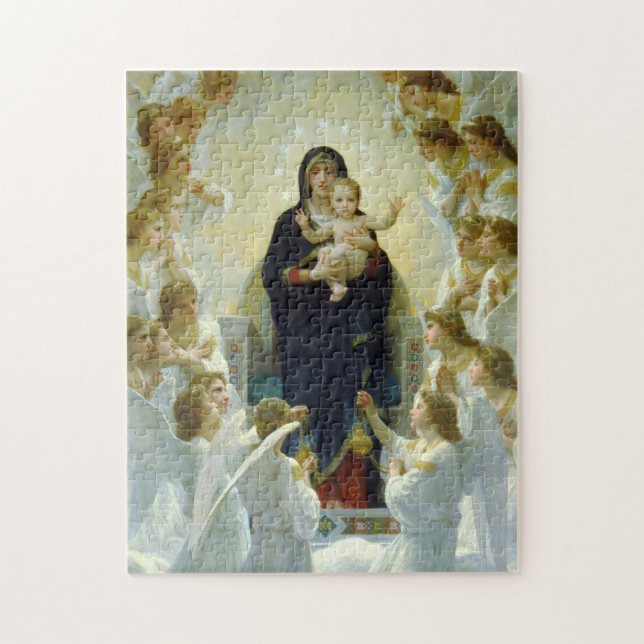 The Virgin with Angels by William Bouguereau Jigsaw Puzzle (Vertical)