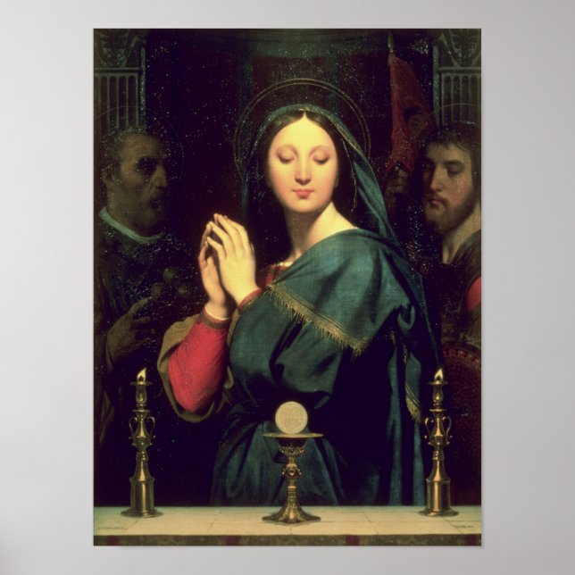 The Virgin with the Host, 1841 Poster (Front)