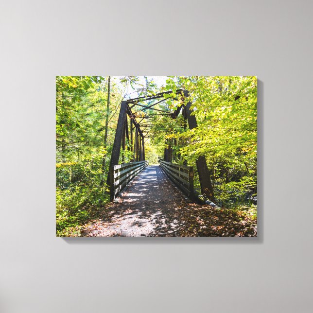 The Virginia creeper trail Canvas Print (Front)