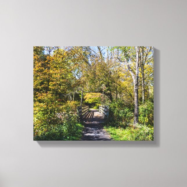 The Virginia Creeper Trail Canvas Print (Front)