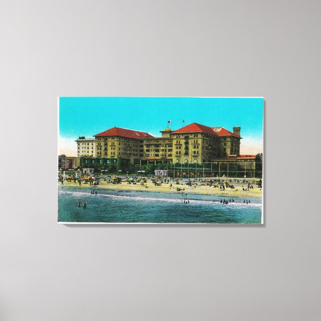 The Virginia Hotel, Long Beach, California Canvas Print (Front)
