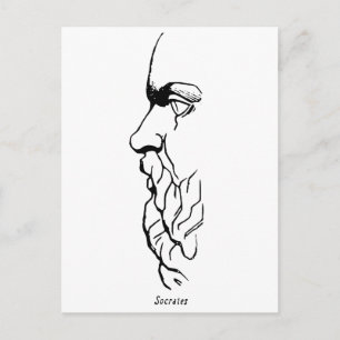 The Visage of Socrates Postcard