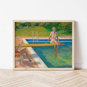 The Viscountess Castlerosse   Sir John Lavery Poster