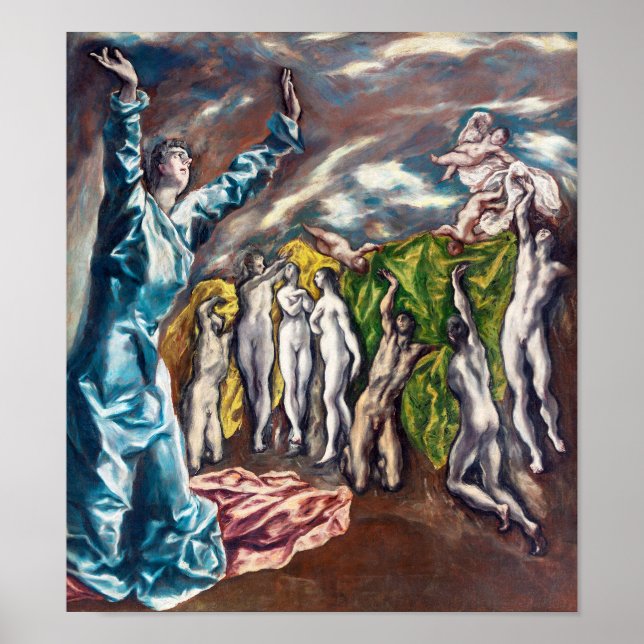 The Vision of Saint John | El Greco | Poster (Front)