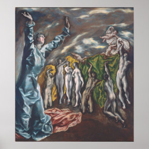 The Vision of Saint John Poster