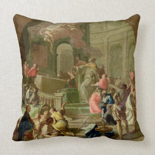 The Vision of St. Benedict, c.1760 Cushion