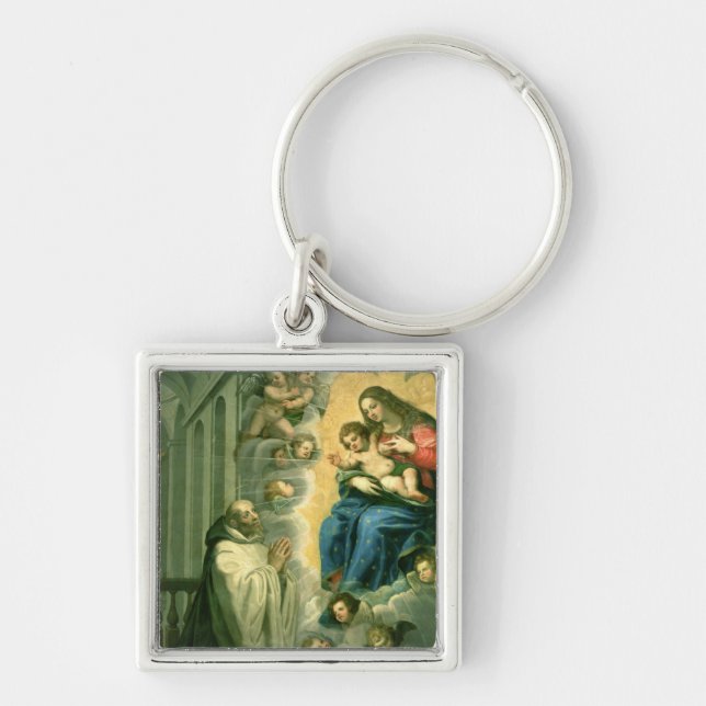 The Vision of St. Bernard, 1634 Key Ring (Front)