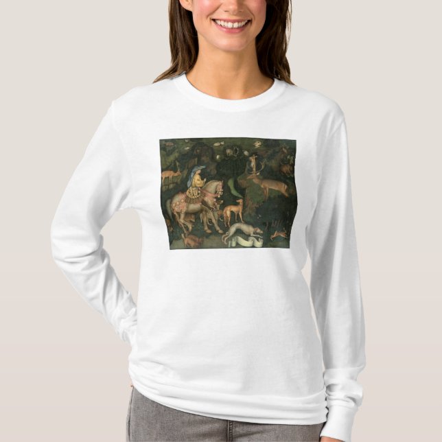 The Vision of St. Eustachius, c.1438-42 T-Shirt (Front)