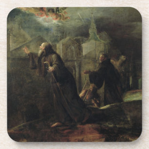 The Vision of St. Francis of Paola Coaster