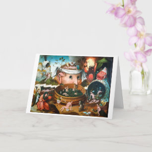 The Vision of Tondal Hieronymus Bosch Card
