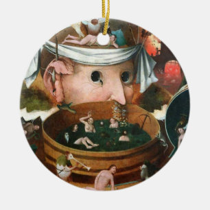 The Vision Of Tondal - Hieronymus Bosch Ceramic Tree Decoration