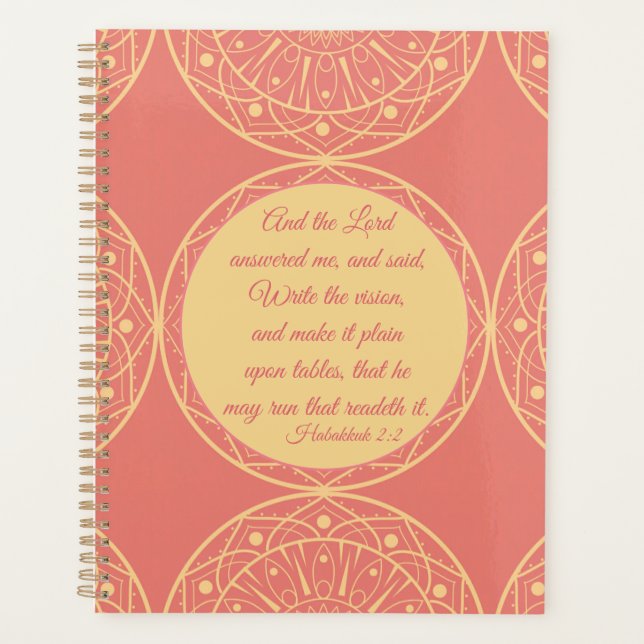 The Vision Planner (Front)