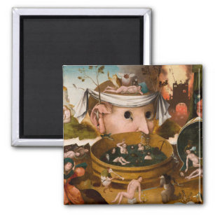 The Visions of Tondal, 1479 by Hieronymus Bosch Magnet