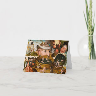 The Visions of Tondal, 1479 by Hieronymus Bosch Thank You Card