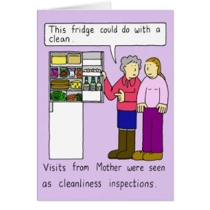 The visit from Mother, cleaning advice.