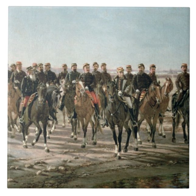 The Visit to the River Negro by General Julio Arge Tile (Front)