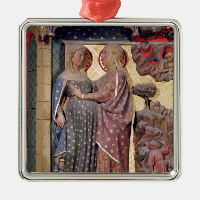 The Visitation, 1340-51 Metal Tree Decoration (Front)