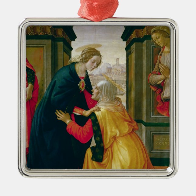 The Visitation, 1491 Metal Tree Decoration (Front)
