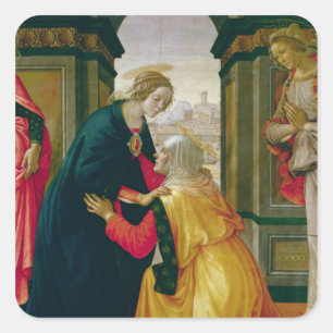 The Visitation, 1491 Square Sticker