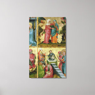 The Visitation and the Dispute with Doctors Canvas Print
