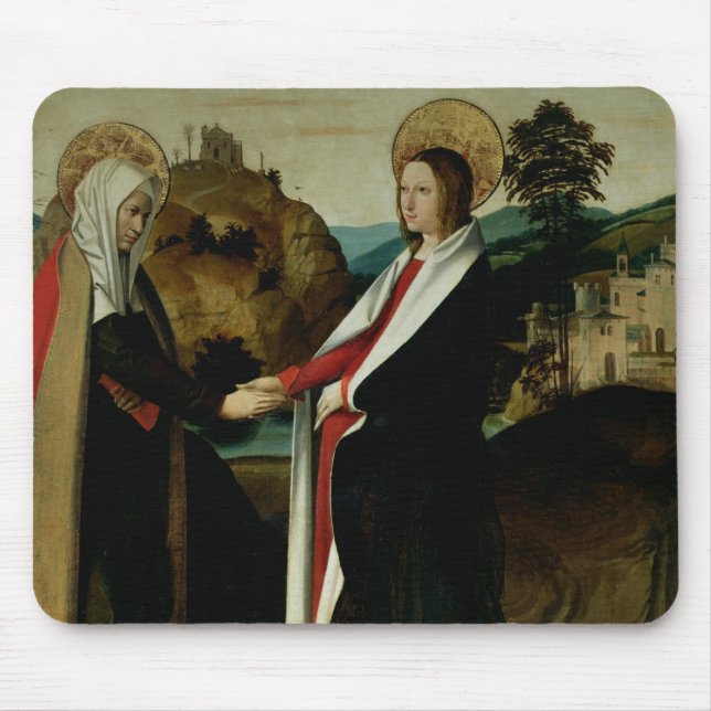 The Visitation, c.1500 Mouse Pad (Front)