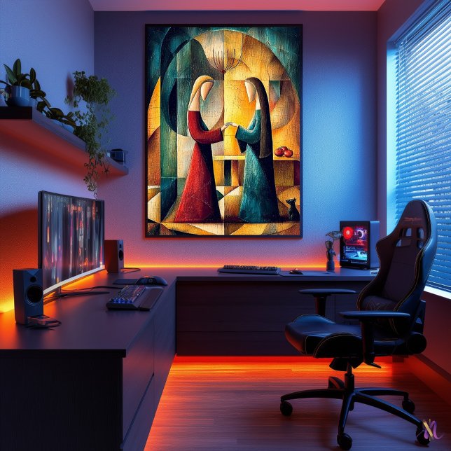 The Visitation - Cubist Minimalist Vision Poster (Creator Uploaded)