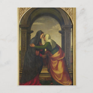 The Visitation of St. Elizabeth to the Virgin Mary Postcard
