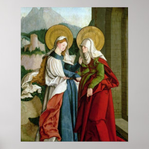 The Visitation (oil on panel) Poster