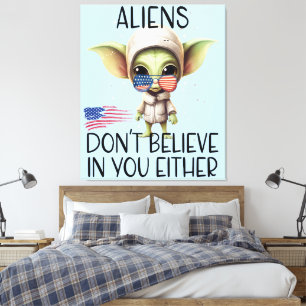 The Visitor Canvas Print