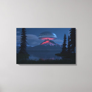 The Visitor Canvas Print