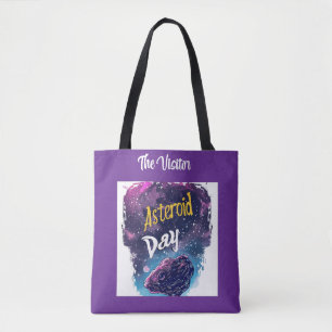 The Visitor: Night Sky Magic comet and asteroid  Tote Bag