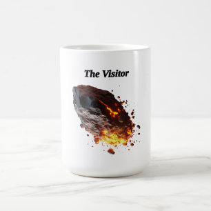 "The visitor," Space Rock from outer space  Coffee Mug