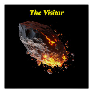 "The visitor," Space Rock from outer space stories Poster