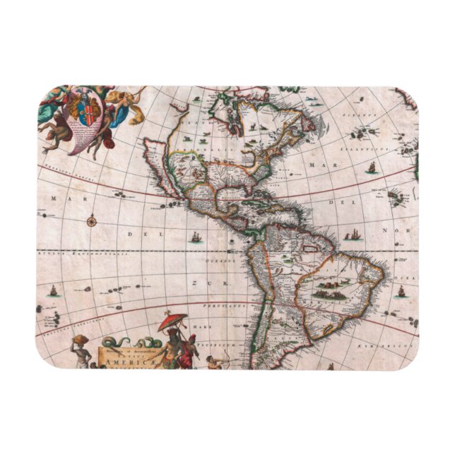 The Visscher map of the New World Magnet (Horizontal)