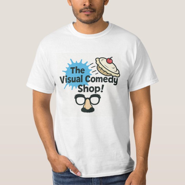 The Visual Comedy Shop! T T-Shirt (Front)