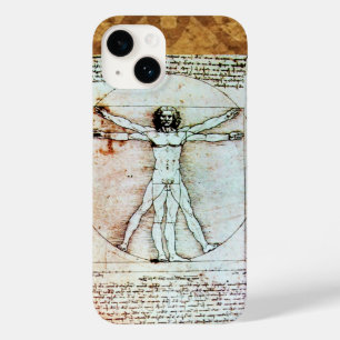 THE VITRUVIAN MAN Antique Parchment Case-Mate iPhone 14 Case