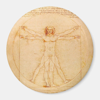 The Vitruvian Man - Leonardo da Vinci Magnet