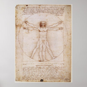 The Vitruvian Man Poster