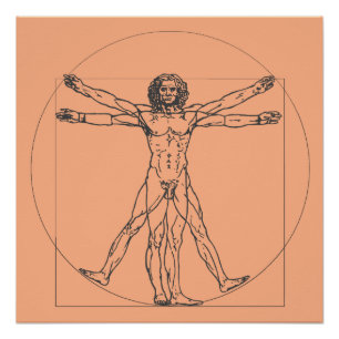 The Vitruvian Man Poster