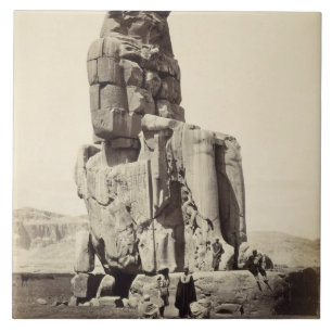 The 'Vocal Memnon', Colossal Statue of Amenhotep I Tile