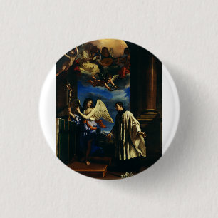 The Vocation of Saint Aloysius Luigi Gonzaga 3 Cm Round Badge